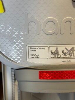 HAMAX Cyklosedačka Amaze Light grey/lime - 3