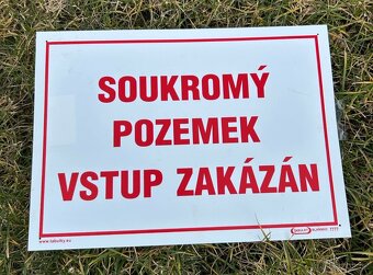 Výstražné tabulky - 3