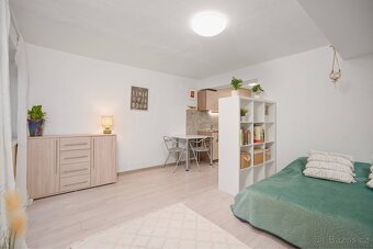 Pronájem bytu 1+kk s terasou, zahradou a možností garáže - 3