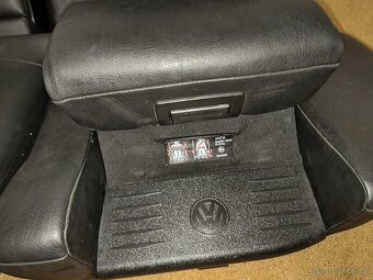 Sedačky passat b5.5 s dětským podsedákem kožené - 3