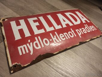 Cedule smaltovaná HELLADA - 3