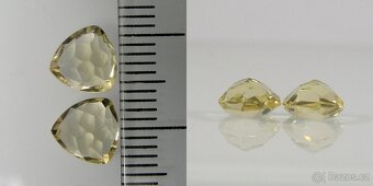 Citrín-trillion-pár-2,38 ct. - 3