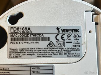 Kamera Vivotek FD8169A, PoE, 2MPix - 3