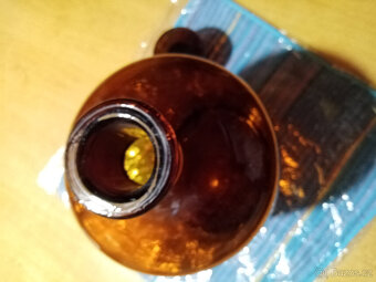 Skleněná prachovnice 5 l, hnědá - 3