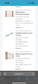 Obytná šatní skříň s posuvnými dveřmi JOKER,šířka 315cm - 3