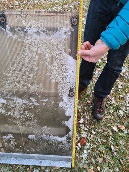 Stříška nad vchod/balkon z polykarbonátu - 3