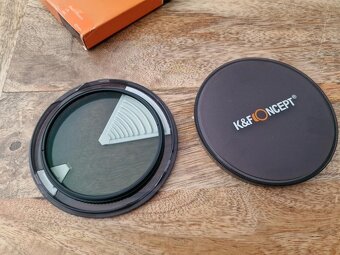 K&F Concept 82 mm černý difuzní filtr 1/8 speciální efekty - 3