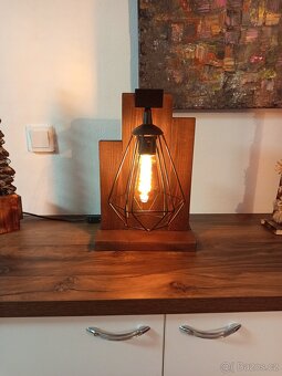 Dřevěná lampička - 3