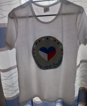 Triko bílé Máme rádi Česko velikost L, 2xtričko - 3