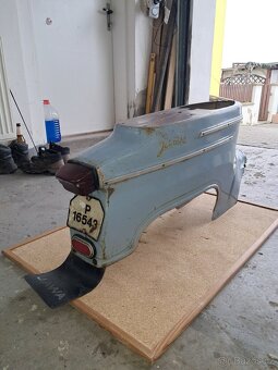 Podsedlový plech na jawa pionýr holubí modř - 3