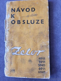 Originál příručky a katalogy Zetor - 3