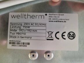 INFRAPANEL Heatwell 710W – bílý, bezrámový

 - 3