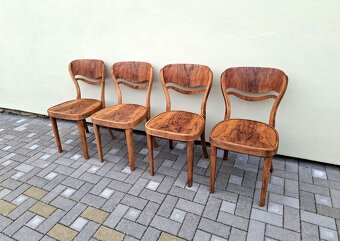Luxusní prvorepublikové židle THONET po renovaci - 3