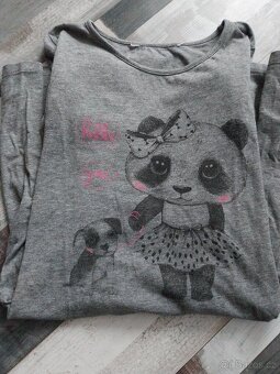Dívčí šaty 134/140 H&M panda - 3