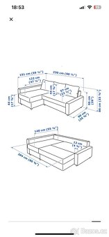 IKEA sedačka i na spaní - 3