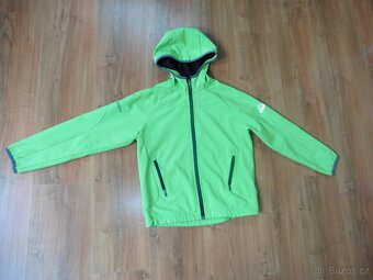 Zelená softshell bunda McKinley vel. 140 cm - 3