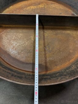 Litinová pánev 94cm prumer. 15 cm výška - 3