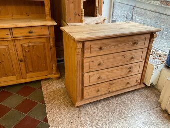 Šuplíková komoda borovice rezervováno - 3