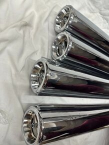 Predám VÝFUKY JAWA 350/634 638 95cm / 102 cm bez prelisu - 3