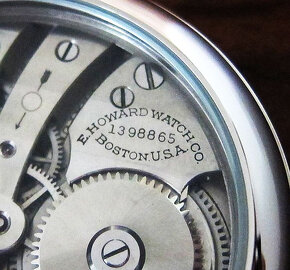 HOWARD 1930 americké luxusní náramkové / kapesní hodinky - 3