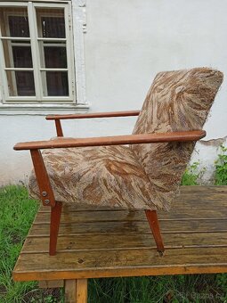 Křeslo, cca 70. léta, retro, vintage - 3