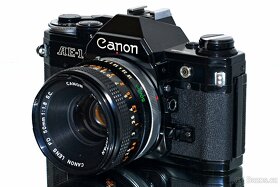 Canon AE-1 Black + FD 1,8/50mm S.C. TOP STAV - 3