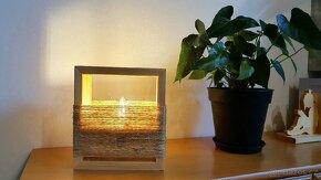 Dřevěná lampička - 3