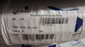 Trubky pex-al-pex 20x2 + 32x3, rozdělovač, skříň rozdělovače - 3