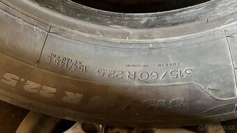 nová Michelin 315/60 r22,5 vodící - 3