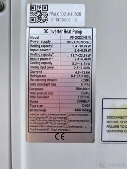 Tepelné čerpadlo 18,8 kW 380V/3P - 3