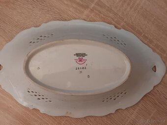MÍSA OVÁLNÁ PROLAMOVANÁ - ZNAČENO PIRKEN HAMMER PORCELÁNOVÁ - 3