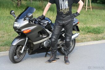 Značkové kožené kalhoty na motorku IXS, vel. 52, chrániče - 3