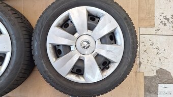 Sada disků Škoda 15" 5x100 zimní pneu 185/60 R15 5+mm Fabia - 3