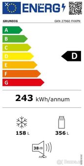 Lednice v záruce 5/2027 - 70cm Grundig GKN 27960FHXPN - možn - 3