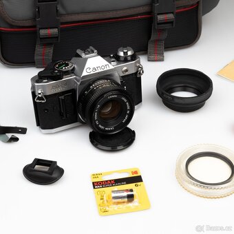 Canon AE-1 Program + Canon FD 50mm f/1,8 + FD 80-200mm 4,5 - 3