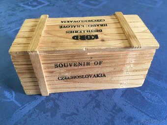 Retro miniaturní bednička na alkohol - 3