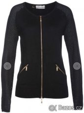 Nový moderní dámský černý svetřík vel. 46-48 - 3