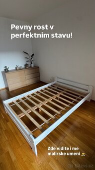 Postel z masivu s matraci PURTEX - 3