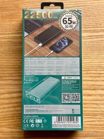 powerbanka 22500mAh PD 65W 83Wh vhodná i pro notebook, NOVÁ - 3