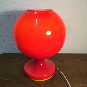 Oranžová skleněná lampa Štěpán Tabery - 3