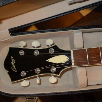 Collings SoCo Deluxe w Dark Cherry Sunburst Quilted Maple To - 3