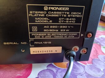 Pioneer CT-S410 Stereo kazetový magnetofon - 3