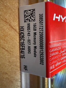 Kingston HyperX Fury DDR4 16GB 2666MHz CL16, černý chladič - 3