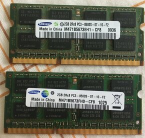 Prodam sodimm ram DDR3 2x2gb samsung - 3
