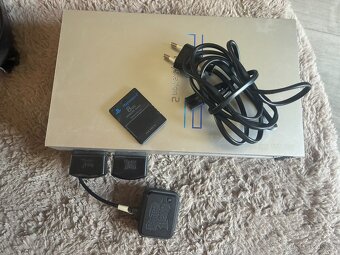 PS2 Fat / Playstation 2 + Guitar Hero + Kytara - 3
