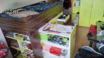 Vyvýšená postel s úložným prostorem - 3