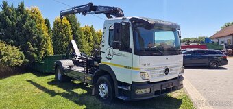 MERCEDES-BENZ ATEGO 1218 HÁKOVÝ NOSIČ + HYDRAULICKÁ RUKA - 3