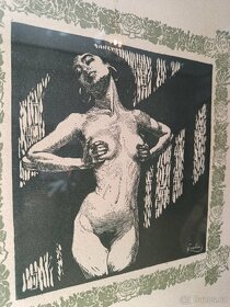 František Kupka - xylografie, dřevoryty set originál 1905 - 3