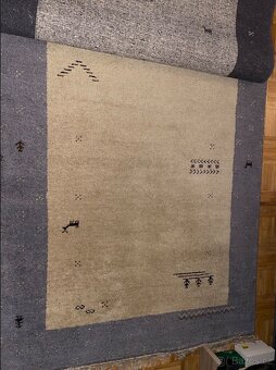 INDO GABBEH ručně vázaný koberec IKEA, 100% vlna,140x200cm - 3