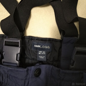 Oteplené kalhoty H&M vel.122 - 3